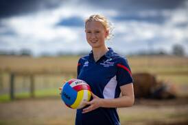 Hilary Hannagan has been selected in the Australian under 18 volleyball team. Picture by Eddie Guerrero