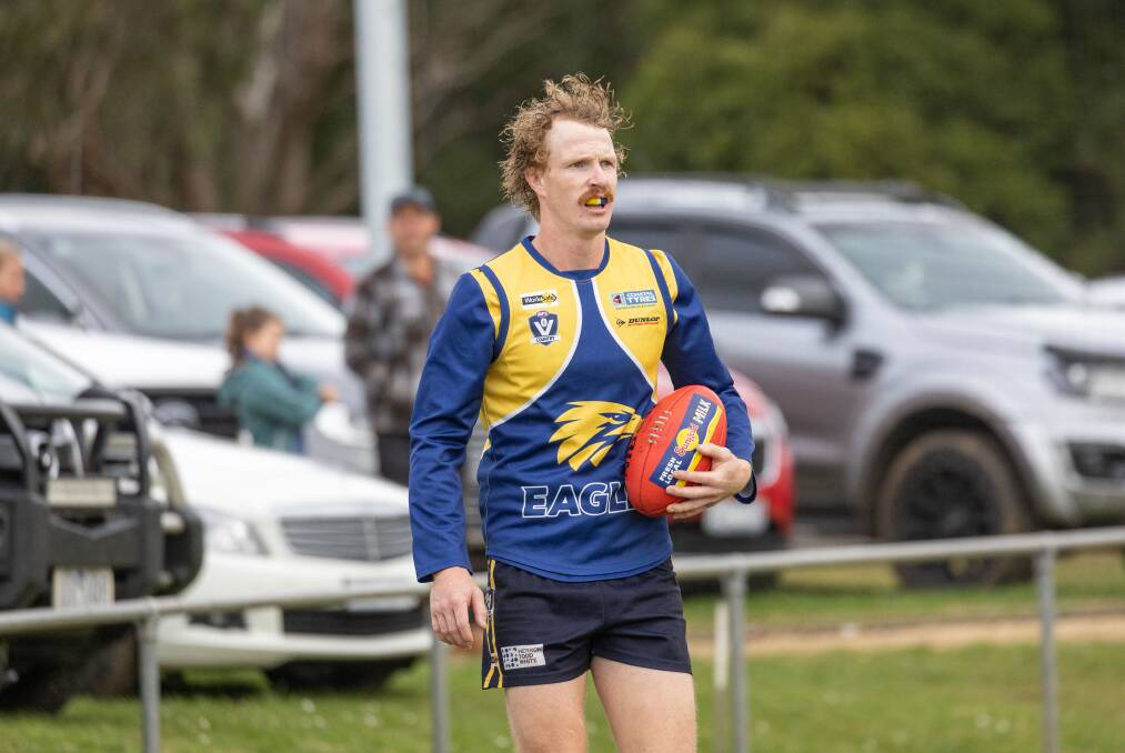 Luke Wines, pictured in 2023, registered 44 disposals against Portland in round two. File picture