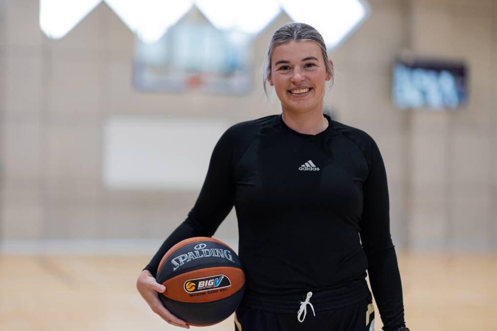 Warrnambool Mermaids' import Julia Nielacna has played high level basketball all over the world. Picture by Anthony Brady
