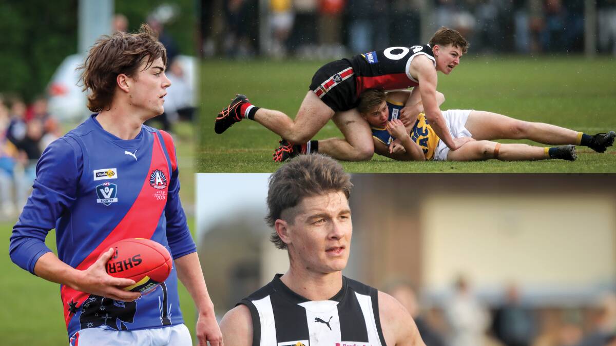 Xavier Vickers, Connor Byrne and Riley Arnold are among the players flying under the radar so far this Hampden league season. Pictures by Justine McCullagh-Beasy/file pictures