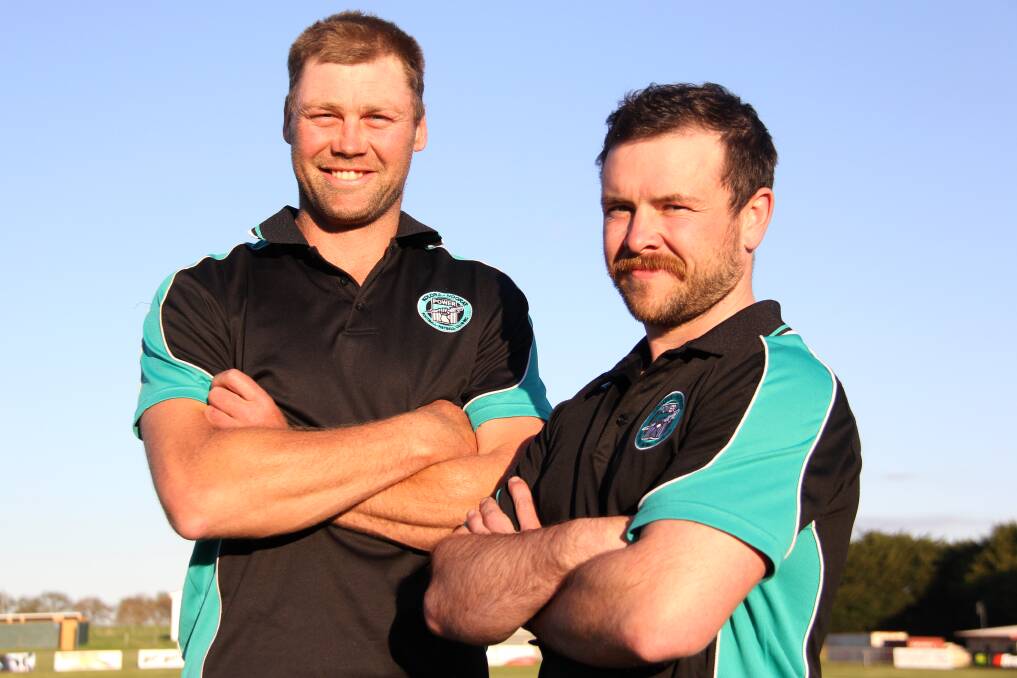 Justin Wallace and Sam Uwland will lead Kolora-Noorat as co-coaches this season. File picture