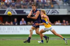 Sean Darcy in action for Fremantle during the 2023 AFL season. Picture by Getty Images