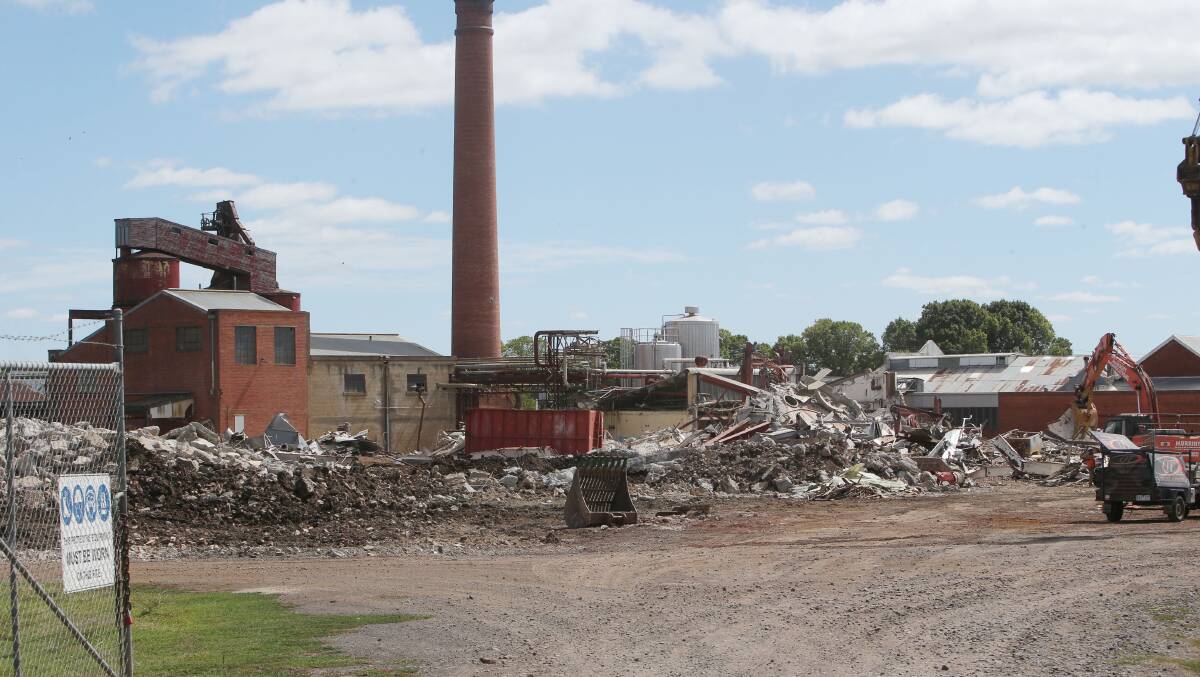 Stalled: CDI cleared part of the former Camperdown Bonlac factory for a new factory but construction has yet to begin.