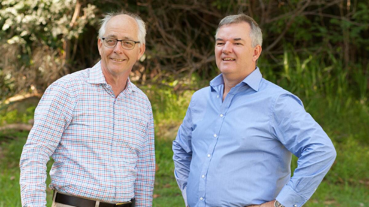 Leaders: Australian Meat Processor Corporation (AMPC) chief executive Peter Rizzo (right) with AMPC chairman Peter Noble. 