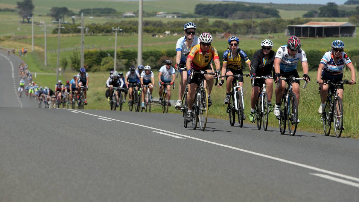 The Great Victorian Bike Ride is highlighting the shortcomings of some of the south-west's roads.