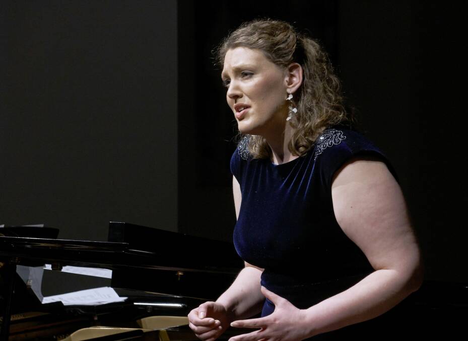 Rare opportunity: Louise Keast will sing lieder, classical German songs, at the "Who is Mignon?" concert at Mozart Hall on Saturday. Photo: Peter Hislop