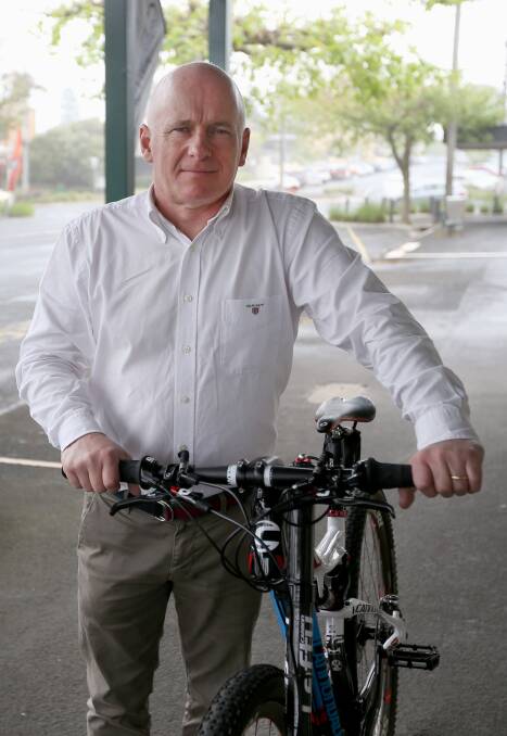 CYCLE CITY: Warrnambool City councillor Peter Hulin wants cyclists to feel safe to ride in the CBD. Picture: Amy Paton