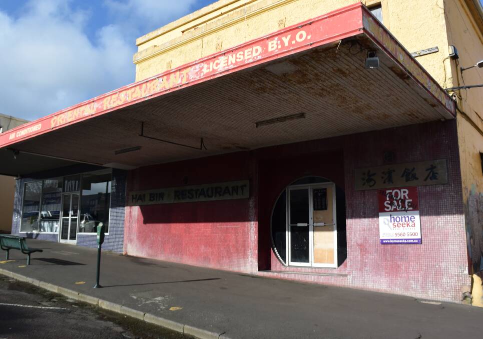 OUT WITH THE OLD: The old Hai Bin Restaurant in Liebig Street has undergone a make-over inside and out. The building is now home to a real estate agency. 