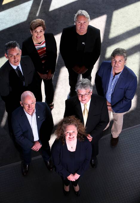 VOTE: The new Warrnambool City Council - Mike Neoh, Peter Hulin, Sue Cassidy, Kylie Gaston, David Owen, Robert Anderson and Tony Herbert. Picture: Rob Gunstone