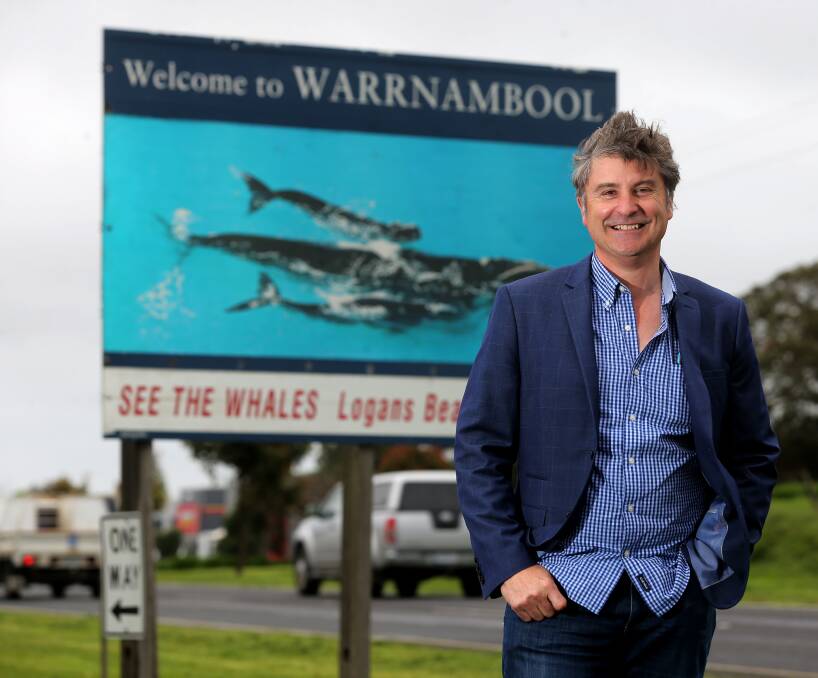 WHAT A PLACE TO LIVE: Warrnambool City Council candidate Tony Herbert wants to establish a marking and promotions fund for the city. He says this could come at no additional cost to ratepayers. Picture: Rob Gunstone