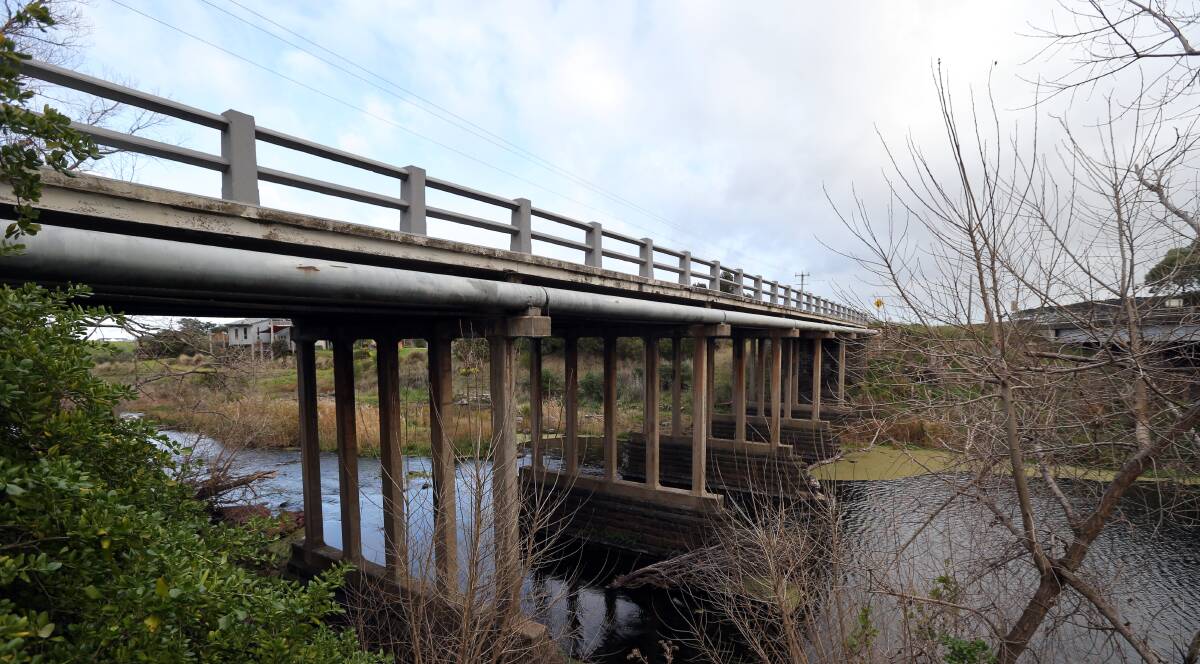 CLOSED TO TRAFFIC: The Ziegler Parade bridge at Allansford has been closed due to structural issues. Community engagement will begin in December. 