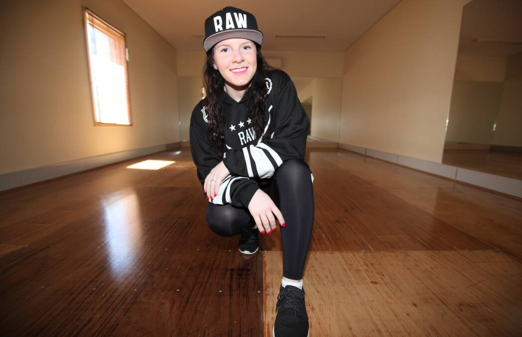 RAW PASSION: Warrnambool dancer Sheridan Sicely is a member of Raw and Rugged. The dance crew are a wildcard chance of Australia's Got Talent. Picture: Anthony Brady