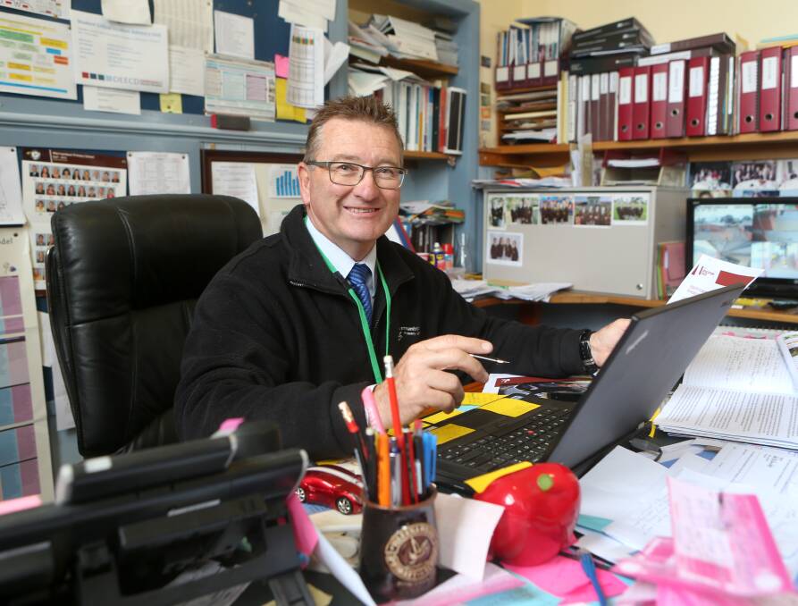 READY TO MAKE A DIFFERENCE: Warrnambool Primary School principal Peter Auchettl said the school have programs that work with pupils on health and well-being. Picture: Amy Paton