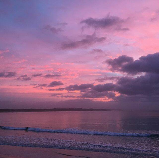 PHOTO OF THE DAY: @herrytoy Good morning Worm Bay 545am #sunrise #sun #destinationwarrnambool #warrnambool #love3280 #iphone #goodmorning #morning #beach #myabcphoto #colours #pink #walk