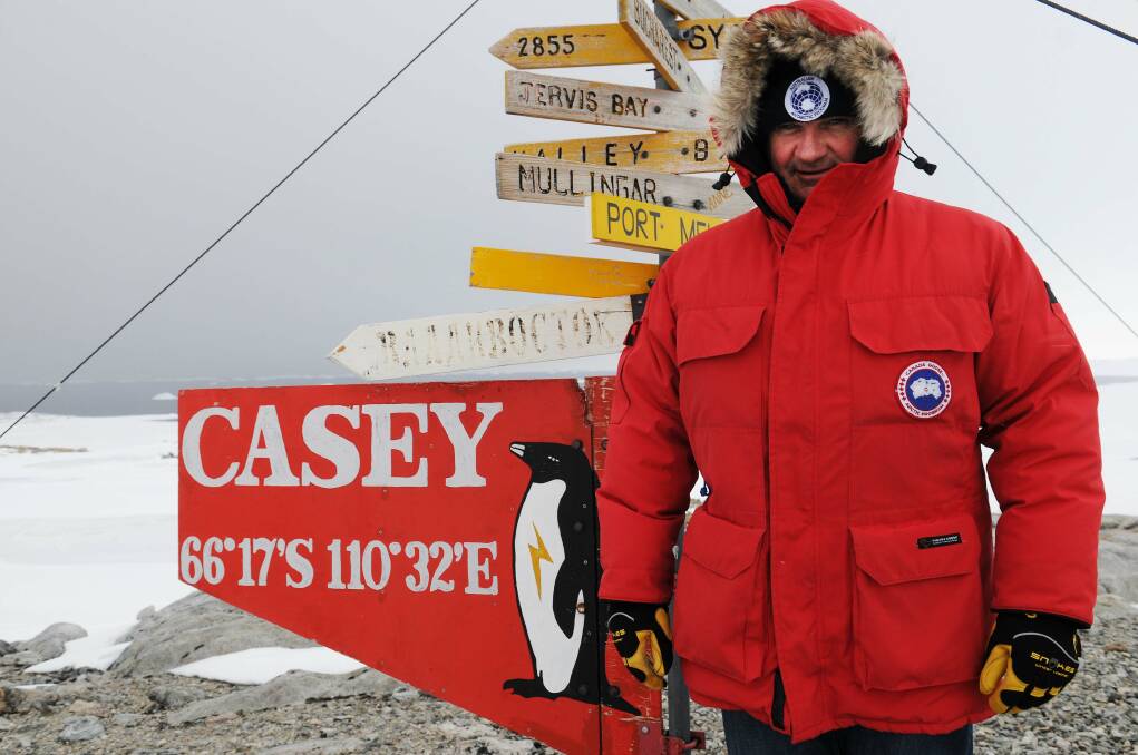 EXPERIENCE OF A LIFETIME: Port Fairy's Paul Ross at Casey Research Station. Picture: Eliza Grey/Australian Antarctic Division