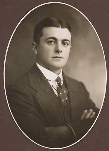 CUT SHORT: Pioneering aviator Basil Watson lost his life in a plane crash in 1917. 