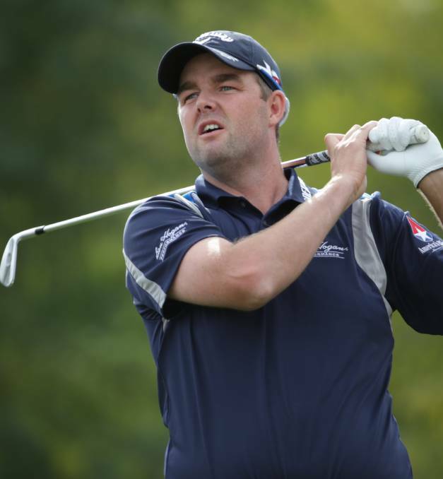 HIT: Marc Leishman is in a good position after day one of the Australian PGA.
