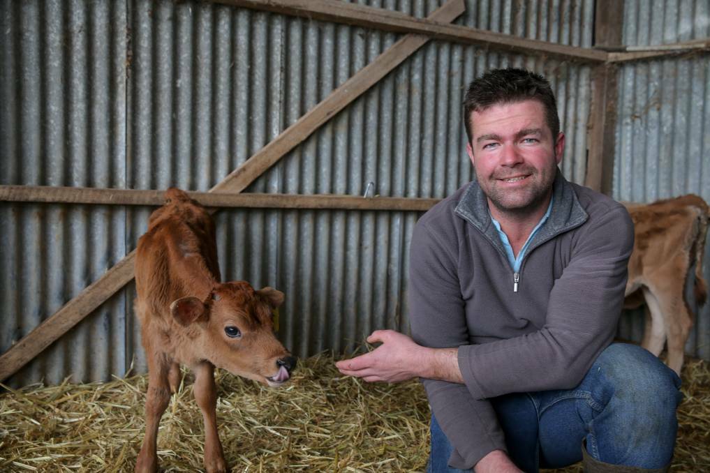 TURNING TIDE: Fifth-generation dairy farmer Jason Smith, who is openly gay, is working hard to change community attitudes and push for marriage equality. Picture: Rob Gunstone