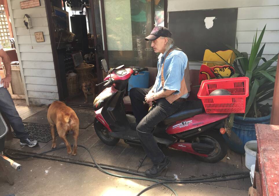 STUNNED: Port Fairy's Phillip Logan didn't know he needed a licence to ride his scooter. Picture: Andrew Thomson