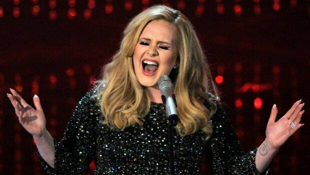My sales are this big ... Adele finished 2016 as she finished 2015, with the highest selling album of the year in Australia. Photo: Chris Pizzello
