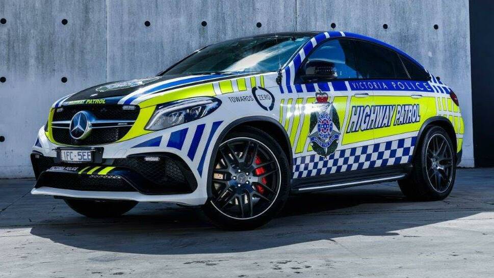 The Guardian V2 police road safety car will be in Warrnambool for the May Race Carnival next week. The Mercedes-AMG E 43 is one of the safest cars on the road.