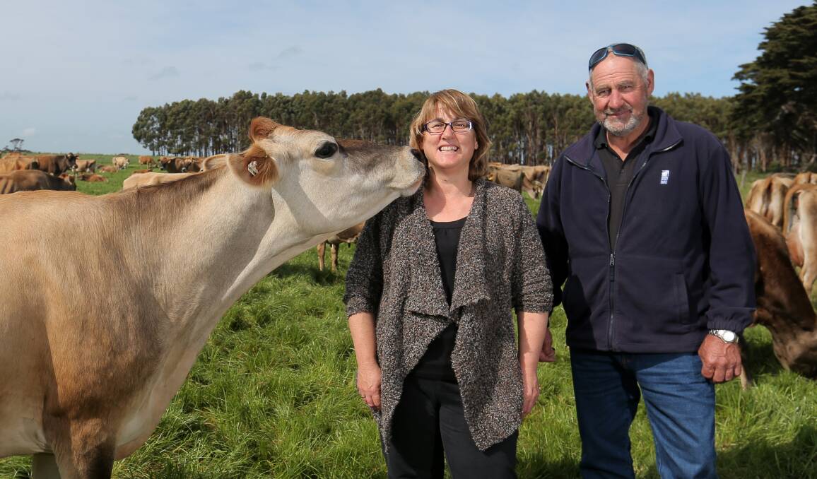 ON THE LAND: South West TAFE's Karen Wales and Peter McSween will offer a short course to help people learn basic farming skills. Picture: Rob Gunstone