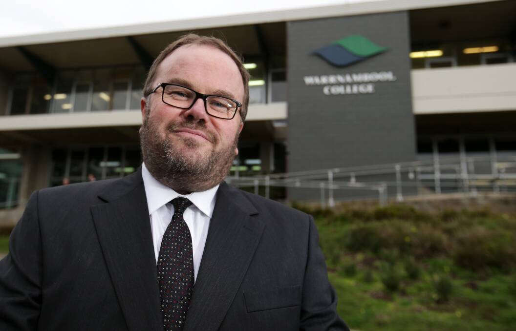 MOVING ON: Michael Fitzgerald is leaving Warrnambool College on January 28 after spending the previous two-and-a-half years as principal. He is taking on a new government role. Picture: Rob Gunstone
