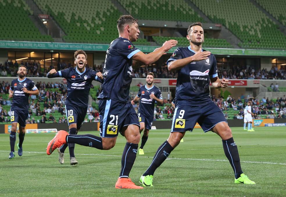 Round 21 A-League match between Melbourne City and Sydney FC at AAMI Park on February 24. Photo by Scott Barbour/Getty Images