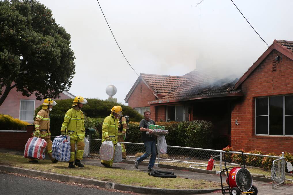 A house caught fire early Sunday afternoon - see the photos from the scene here. 