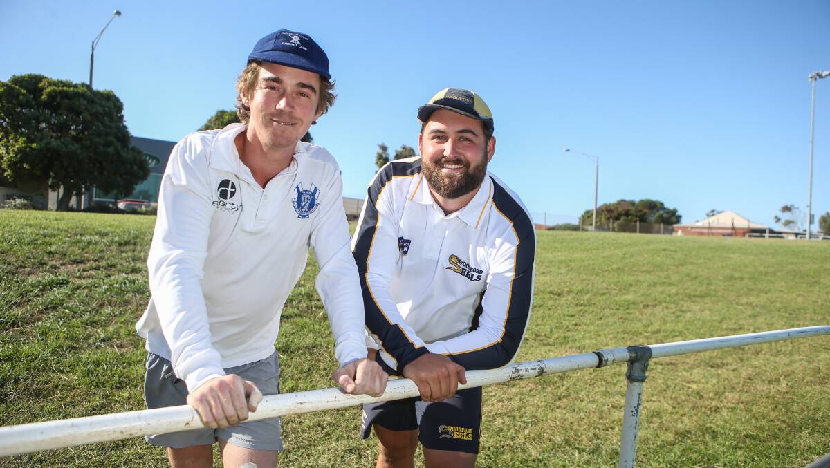 MATES: Russells Creek captain Cam Williams and Woodford skipper Nick Butters are gearing up for the two-day final this weekend. Picture: Amy Paton