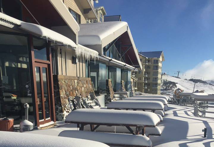 Mt Hotham welcomes snow in May