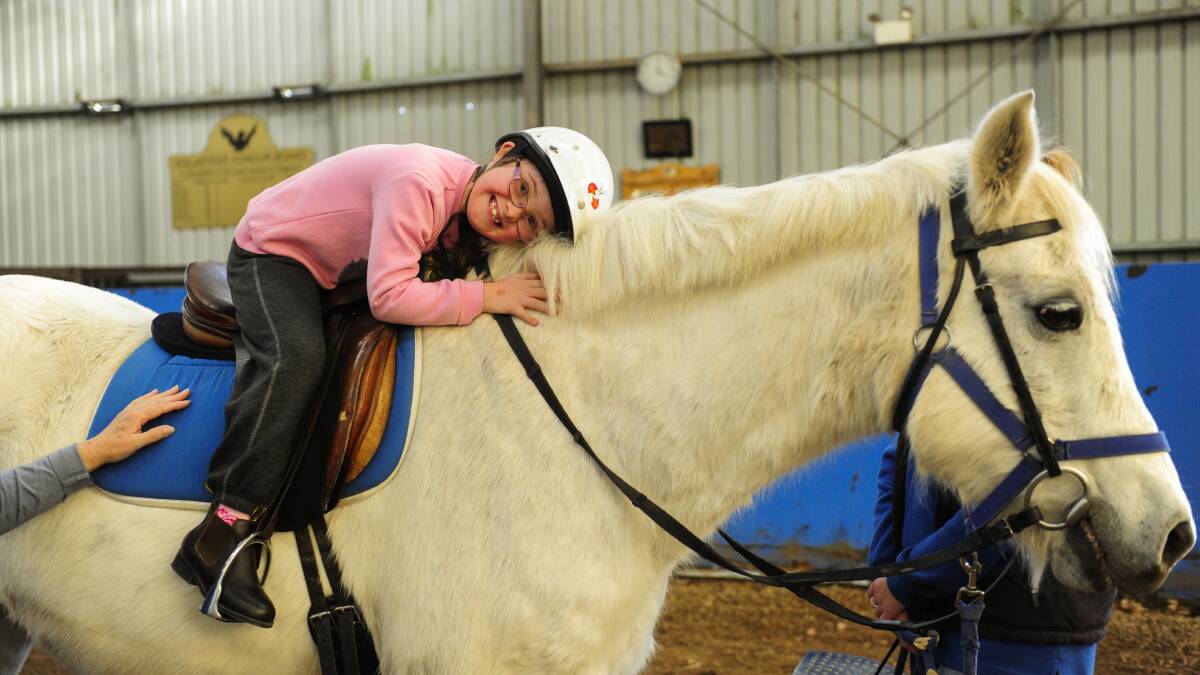 CLOSE FRIENDS: Riding for the Disabled groups show the unique relationship that can develop between a horse and rider.