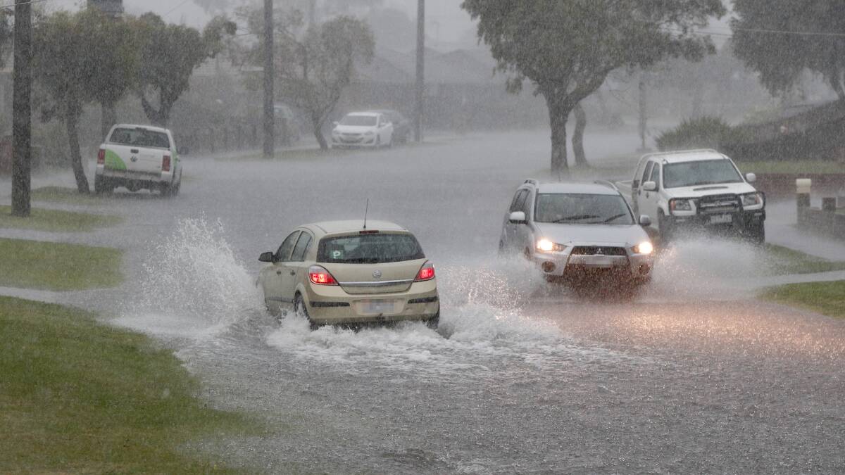 South-west streets inundated in flash flooding