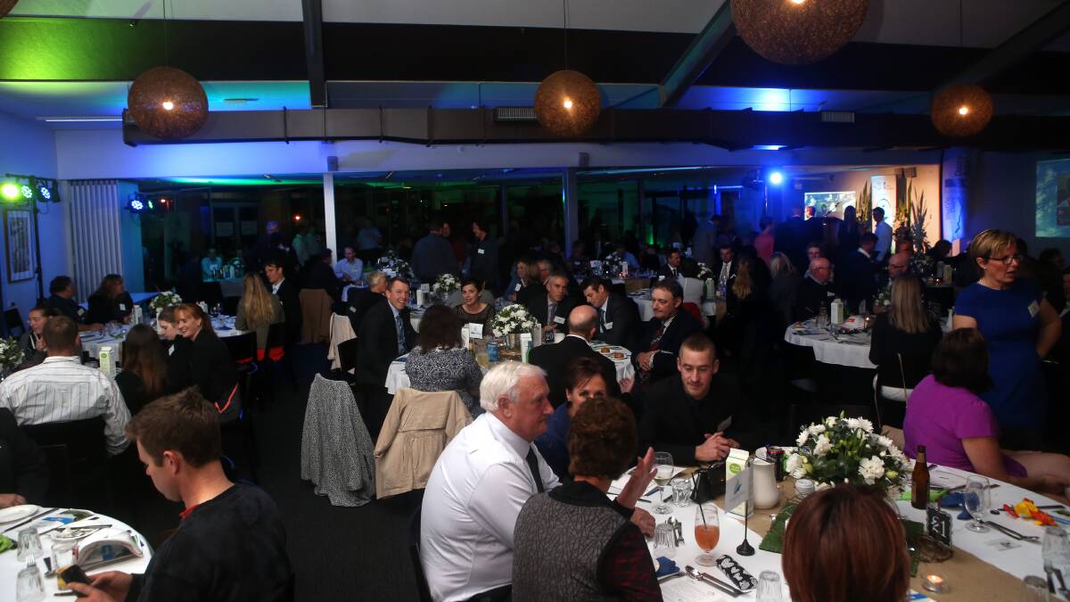 Awards night: The Ginger Kitchen was packed out as more than 250 guests celebrated the achievements of the dairy industry. Picture: Amy Paton
