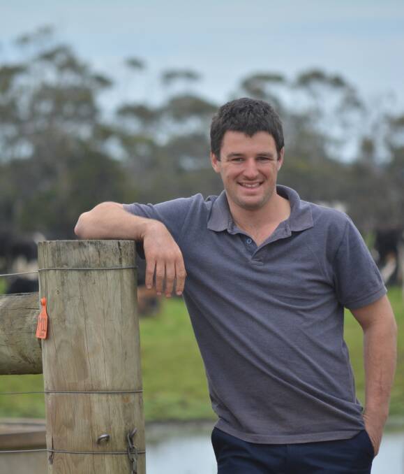 Young blood in dairy: Heywood dairy farmer Michael Hawker is one of four recently appointed WestVic board members and arguably the youngest to ever be elected. Picture: Supplied 