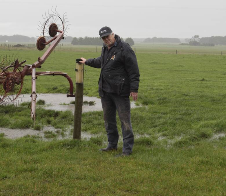 A promising spring: Purnim farmer Roger Learmonth looks forward to a better spring than the last, with winter rain bringing much-needed relief from drier seasons. Picture: Steff Wills 