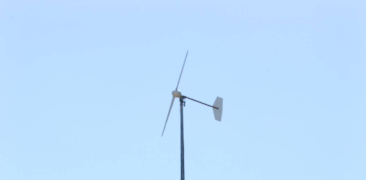 A small wind turbine at a Port Fairy school will have to be dealt with by the Department of Education.
