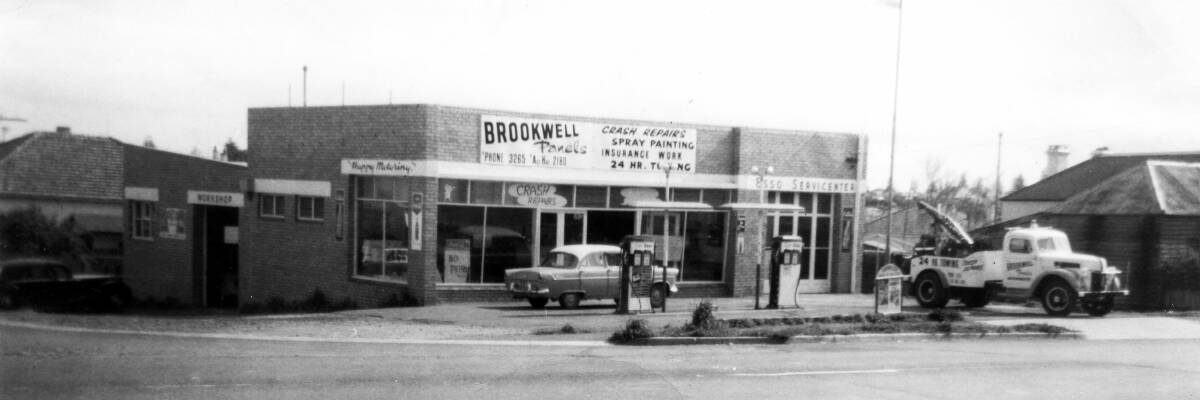 Flashback to 1964, when Brookwell Panels inhabited the corner of Raglan Parade and Foster Street where JG King's offices are now located.
