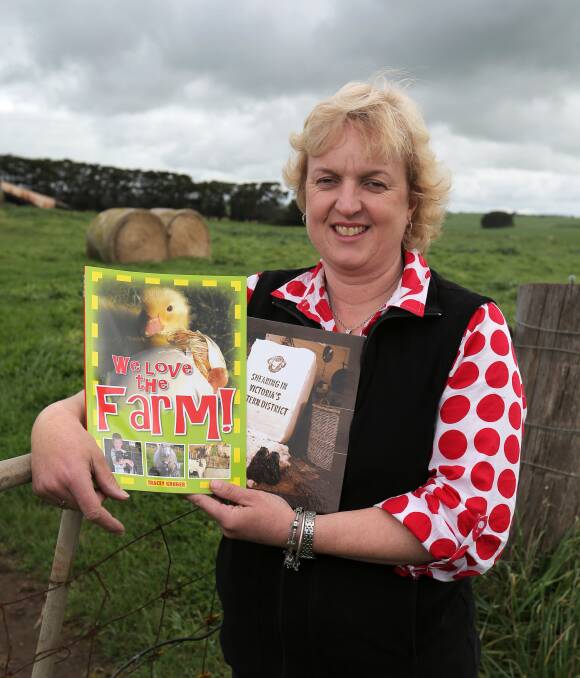 DOWN ON THE FARM: Penshurst author and photographer Tracey Kruger has released a new picture book targeted at young children called We Love The Farm! Picture: Rob Gunstone