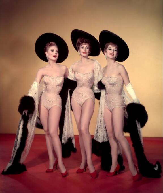 Mitzi Gaynor, Kay Kendall and Taina Elg in Orry-Kelly costumes for Les Girls (1957). A documentary on Orry-Kelly's life and career as an Oscar-winning costume designer will be screened as part of the "Flicks & Frocks" afternoon at the WAG and Mozart Hall.