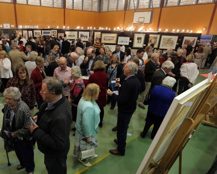 Large crowds are expected to pass through Warrnambool Primary School's performing arts centre for the 24th annual City Of Warrnambool Art Show.