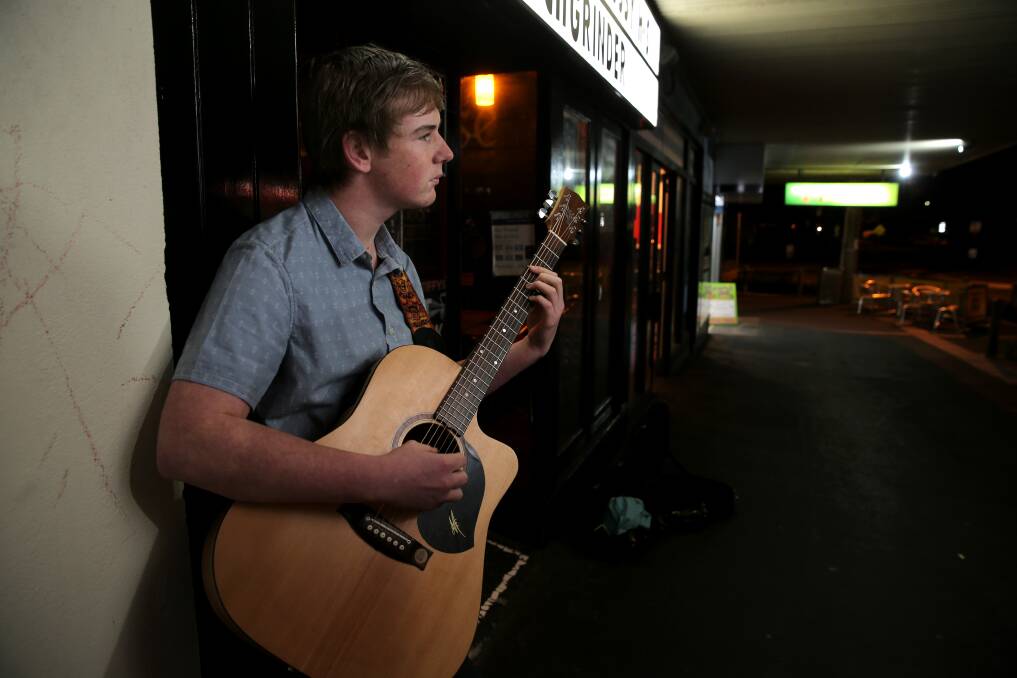 Cooper Lower will support Geelong folk singer Kyle Taylor at The Loft on Wednesday night. Picture: Rob Gunstone