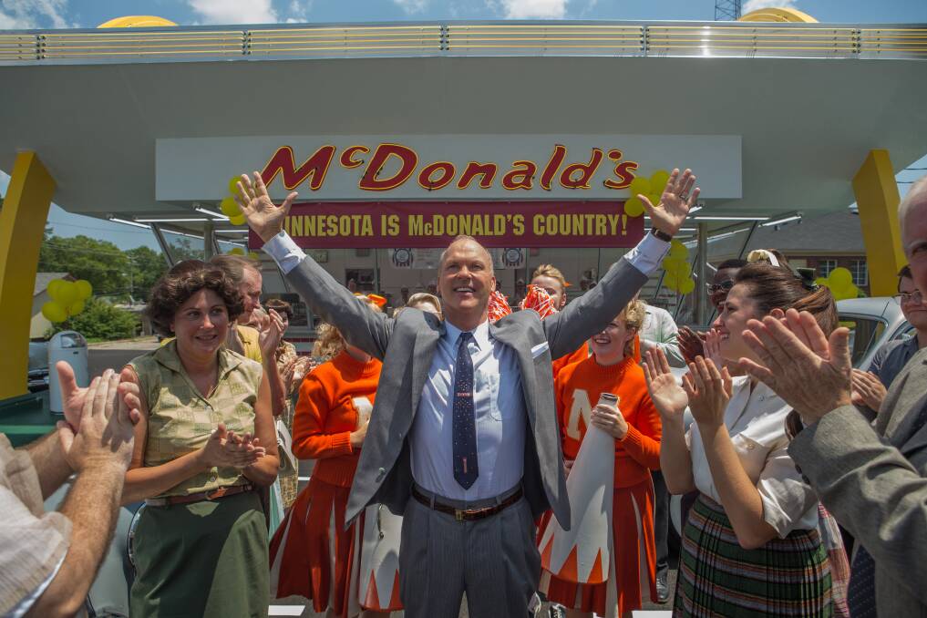 A STAR IS REBORN: Michael Keaton was acclaimed for his turn in The Founder, a fascinating look into the beginnings of the McDonald's fast food empire.