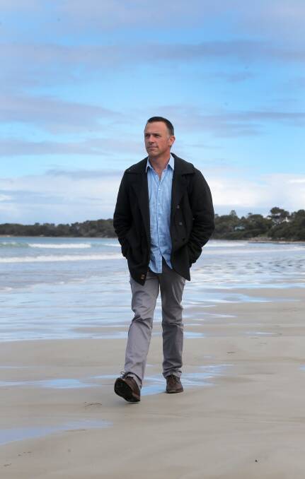 TOP SHELF: Jock Serong's second novel The Rules Of Backyard Cricket is up for a Victorian Premier's Literary Award. Picture: Rob Gunstone