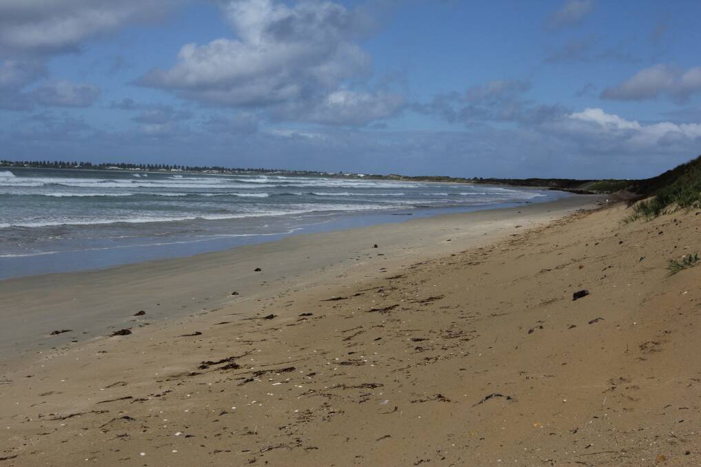 The beach referred to as Mills Reef in the state government's horse training plan.