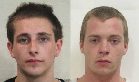 An image of accused men Keiarhn Carter and Lachlan Mitchell.  Supplied by Victoria Police
