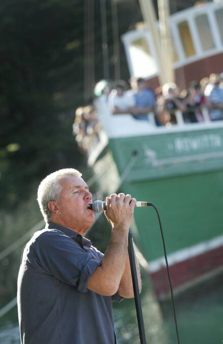 AS THE DAYS GO BY: Daryl Braithwaite, pictured performing at Flagstaff Hill in 2007, is returning to Warrnambool to perform at Highline Bar & Lounge on Saturday.