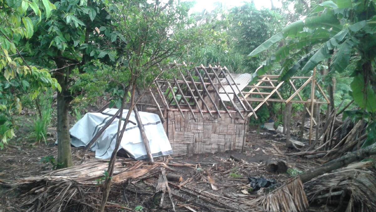 Evidence of the devastation wrought by Cyclone Pam still remains in Vanuatu.