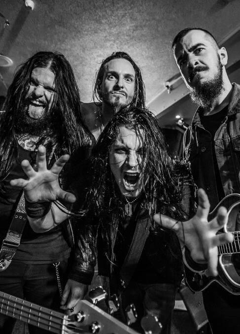 Haunting sounds: Witchgrinder's new album Haunted and energetic live shows are winning the industrial metal band fans around the world. Picture: Gerry Nicholls