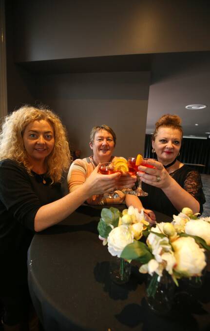 Cheers: Spring Carnival Extravaganza Cocktail Party organisers Tracey Tongi, Daelene Bourke and Claire Glossop look forward to the October 7 fund-raiser. Picture: Amy Paton